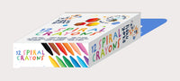 Haku Yoka 12 Spiral Crayons (New!)