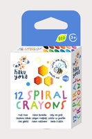 Haku Yoka 12 Spiral Crayons (New!)