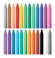 Haku Yoka 24 Spiral Crayons (New!)