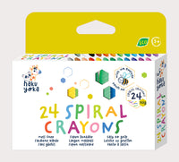 Haku Yoka 24 Spiral Crayons (New!)