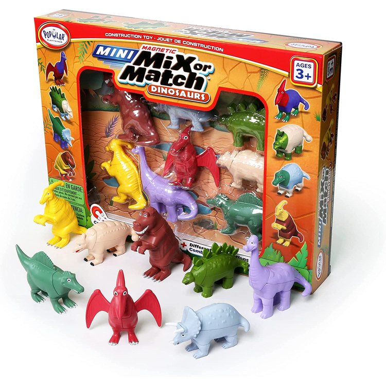 Jouets populaires MINI Magnetic Mix or Match Dinosaurs Deluxe (2023 NO