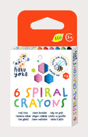 Haku Yoka 6 Spiral Crayons (New!)