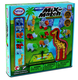 Popular Playthings MINI MAGNETIC MIX OR MATCH JUNGLE ANIMALS (2024 NEW!)