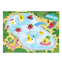 Peaceable Kingdom Scratch & Sniff Puzzle – Fruity Pool Party