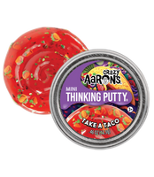 Crazy Aaron's - Take A Taco MINI Thinking Putty 2" tin (2024 New!)