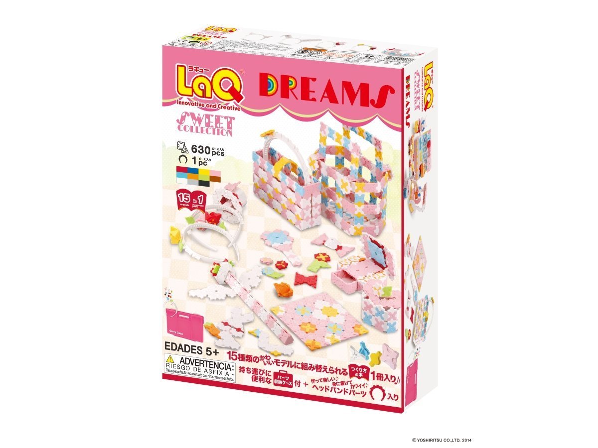 LaQ Sweet Collection DREAMS - 15 Models, 630 Pieces| Dreampiece