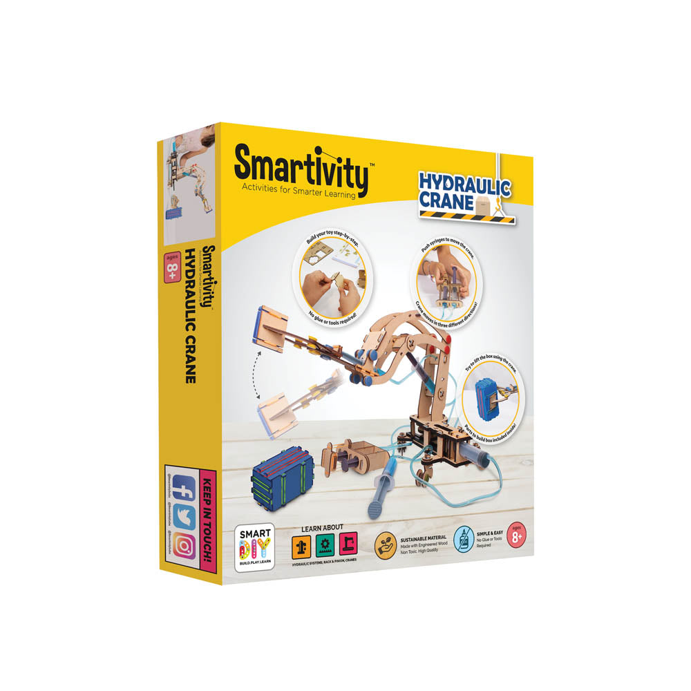 Smartivity Pump It Move It Hydraulic Crane Dreampiece Educational Store